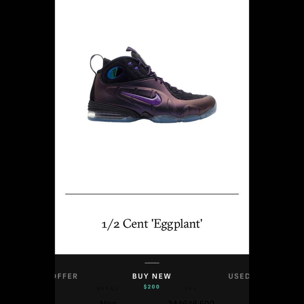 Nike ‘Eggplant’ 1/2 Cent Penny’s - Picture 7 of 7